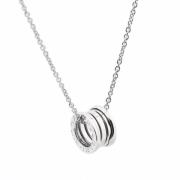 Pre-owned White Gold necklaces Bvlgari Vintage , Gray , Dames