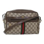 Pre-owned Leather gucci-bags Gucci Vintage , Brown , Dames