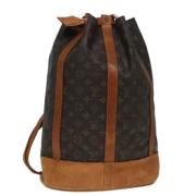 Pre-owned Canvas louis-vuitton-bags Louis Vuitton Vintage , Brown , Da...