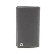 Pre-owned Leather wallets Bvlgari Vintage , Black , Heren