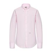 Katoenen shirt Dsquared2 , Pink , Heren