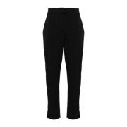 Zwarte Golfbroek Easywear Stijl Max Mara , Black , Dames