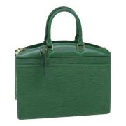 Pre-owned Leather handbags Louis Vuitton Vintage , Green , Dames