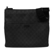 Pre-owned Canvas shoulder-bags Gucci Vintage , Black , Heren