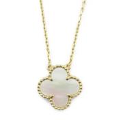 Pre-owned Fabric necklaces Van Cleef & Arpels Pre-owned , White , Dame...