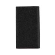 Pre-owned Leather wallets Bvlgari Vintage , Black , Dames