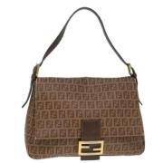 Pre-owned Canvas fendi-bags Fendi Vintage , Brown , Dames