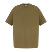 T-shirt T-Boggy-Megoval-D Diesel , Green , Heren