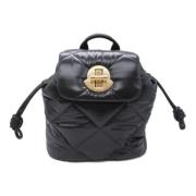 Pre-owned Plastic backpacks Moncler Pre-owned , Black , Dames