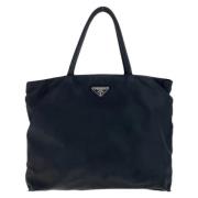 Pre-owned Canvas handbags Prada Vintage , Black , Dames