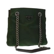 Pre-owned Nylon prada-bags Prada Vintage , Green , Dames