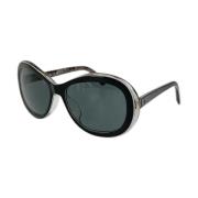 Pre-owned Plastic sunglasses Chanel Vintage , Black , Dames