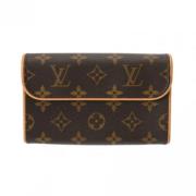 Pre-owned Canvas clutches Louis Vuitton Vintage , Brown , Dames