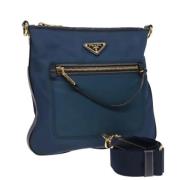 Pre-owned Nylon prada-bags Prada Vintage , Blue , Dames