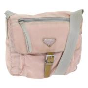 Pre-owned Nylon prada-bags Prada Vintage , Pink , Dames