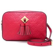 Pre-owned Leather crossbody-bags Louis Vuitton Vintage , Red , Dames