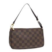 Pre-owned Canvas pouches Louis Vuitton Vintage , Brown , Dames