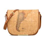 Klassieke Geo Print Schoudertas Alviero Martini 1a Classe , Brown , Da...