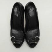 Pre-owned Leather heels Gucci Vintage , Black , Dames