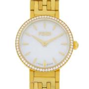 Pre-owned Metal watches Fendi Vintage , White , Dames