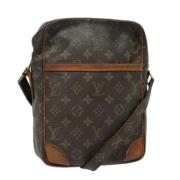 Pre-owned Canvas shoulder-bags Louis Vuitton Vintage , Brown , Dames