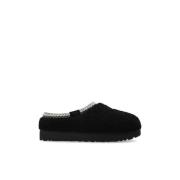 Slides Tasman Maxi Curly UGG , Black , Dames