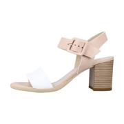 High Heel Sandals Nerogiardini , Beige , Dames