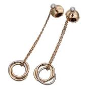 Pre-owned Rose Gold earrings Cartier Vintage , Pink , Dames