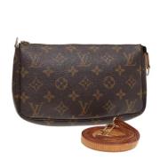 Pre-owned Canvas pouches Louis Vuitton Vintage , Brown , Dames