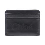 Pre-owned Leather wallets Chloé Pre-owned , Black , Dames