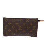 Pre-owned Canvas clutches Louis Vuitton Vintage , Brown , Dames