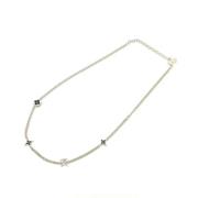 Pre-owned Silver necklaces Louis Vuitton Vintage , Gray , Heren