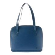 Pre-owned Leather louis-vuitton-bags Louis Vuitton Vintage , Blue , Da...