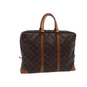 Pre-owned Canvas louis-vuitton-bags Louis Vuitton Vintage , Brown , Da...