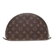 Pre-owned Canvas pouches Louis Vuitton Vintage , Brown , Dames