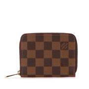 Pre-owned Plastic wallets Louis Vuitton Vintage , Brown , Dames