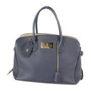 Pre-owned Leather louis-vuitton-bags Louis Vuitton Vintage , Blue , Da...