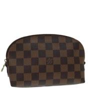 Pre-owned Canvas pouches Louis Vuitton Vintage , Brown , Dames