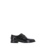 Zwarte platte schoenen met verhoogde zool Berwick , Black , Heren