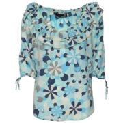 Pre-owned Silk tops Moschino Pre-Owned , Multicolor , Dames