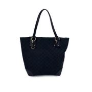 Pre-owned Fabric totes Gucci Vintage , Black , Dames