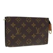 Pre-owned Canvas pouches Louis Vuitton Vintage , Brown , Dames