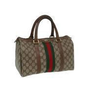 Pre-owned Fabric gucci-bags Gucci Vintage , Beige , Dames