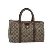 Pre-owned Fabric gucci-bags Gucci Vintage , Beige , Dames