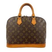 Pre-owned Canvas louis-vuitton-bags Louis Vuitton Vintage , Brown , Da...