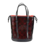 Pre-owned Leather totes Louis Vuitton Vintage , Black , Dames