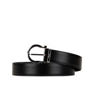 Pre-owned Leather belts Salvatore Ferragamo Pre-owned , Black , Dames