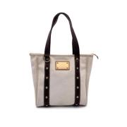 Pre-owned Fabric totes Louis Vuitton Vintage , White , Dames