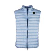 Nylon Eendendons Rits Vest Centogrammi , Blue , Heren