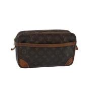 Pre-owned Canvas louis-vuitton-bags Louis Vuitton Vintage , Brown , Da...